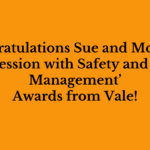 Congratulations Sue and Mckayla for your obsession with safety and risk management awards!