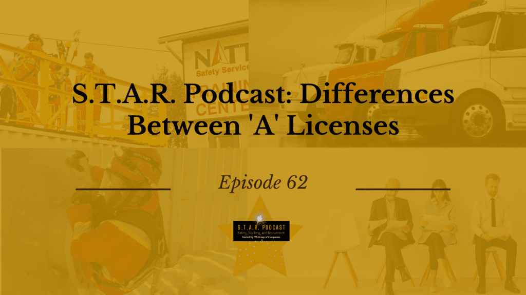 Read more about the article S.T.A.R Podcast: Differences Between ‘A’ Licenses